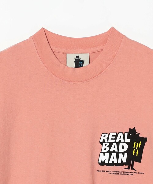 REAL BAD MAN（リアルバッドマン）の「REAL BAD MAN / Classic T Shirt（Tシャツ/カットソー・メンズ・ホワイト/ピンク・XX-LARGE/MEDIUM/LARGE/X-LARGE）」の7枚目の写真
