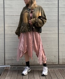 レース キャミソール ワンピース FMN-24AW-OP-002