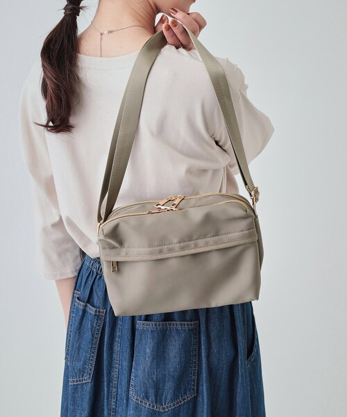 セール】【撥水】旅行にも 8ポケットショルダーバッグ（ショルダー