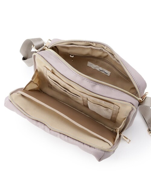 SHOO・LA・RUE（シューラルー）の「◆【撥水】旅行にも 8ポケットショルダーバッグ（ショルダーバッグ・レディース・ブラック/グレー/ライトパープル・00）」の11枚目の写真