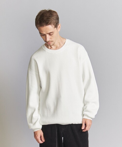 【セール】10oz ヘビー サーマル クルーネック スウェット（スウェット）｜BEAUTY&YOUTH UNITED ARROWS（ビューティーアンドユースユナイテッドアローズ）