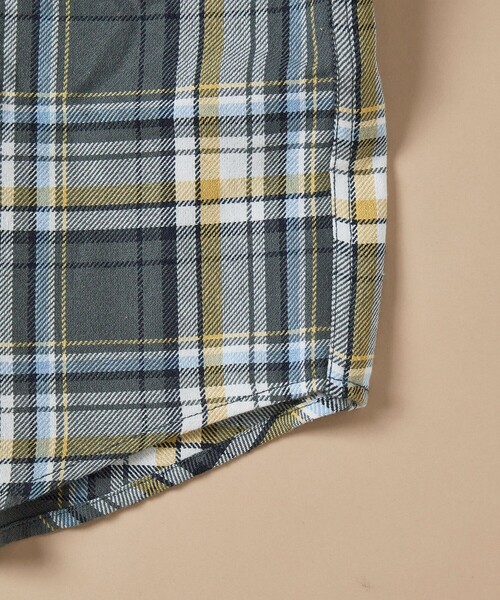 FREAK'S STORE（フリークスストア）の「FREAK’S STORE/フリークスストア ヘビーネルチェックシャツ/リラックスフィット（シャツ/ブラウス・メンズ・ブルー系/ホワイト系/グレー系/ブラウン系・MEDIUM/LARGE）」の6枚目の写真