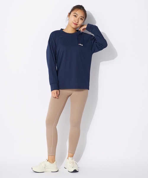 セール】【FILA/フィラ】レディースハニカムメッシュロングT