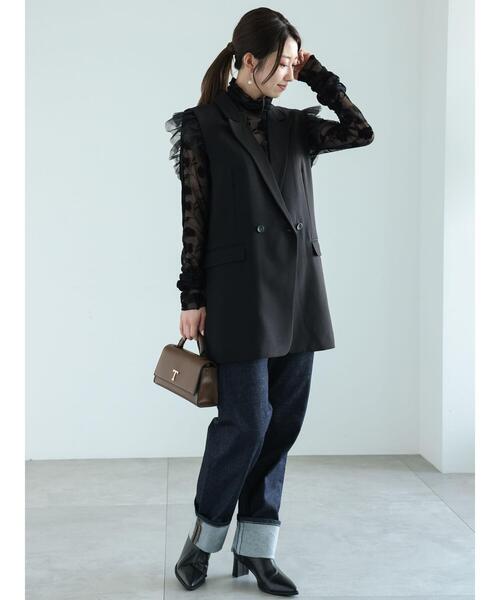 Te chichi（テチチ）の「チュールドッキングジレ（ベスト）」 - WEAR