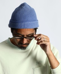The DUFFER of ST.GEORGE | GARMENT-DYE FADE COLOR WATCH CAP：製品染め フェードカラー ワッチキャップ ニット帽(ニットキャップ/ビーニー)