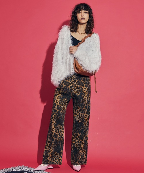 uyu.(ウユ)の「Sequin Shaggy Knit Pullover / スパンコールシャギーニットプルオーバー【uyu./ウユ】(ニット/セーター・レディース・ホワイト/レッド/ブルー/ブラック・FREE)」の5枚目の写真