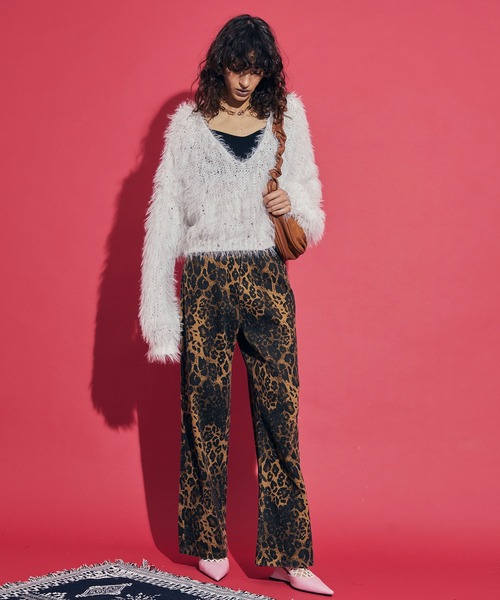 uyu.(ウユ)の「Sequin Shaggy Knit Pullover / スパンコールシャギーニットプルオーバー【uyu./ウユ】(ニット/セーター・レディース・ホワイト/レッド/ブルー/ブラック・FREE)」の18枚目の写真