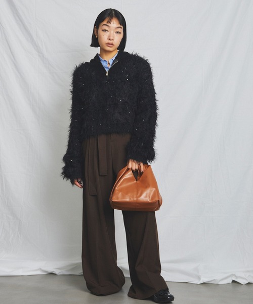 uyu.(ウユ)の「Sequin Shaggy Knit Pullover / スパンコールシャギーニットプルオーバー【uyu./ウユ】(ニット/セーター・レディース・ホワイト/レッド/ブルー/ブラック・FREE)」の21枚目の写真