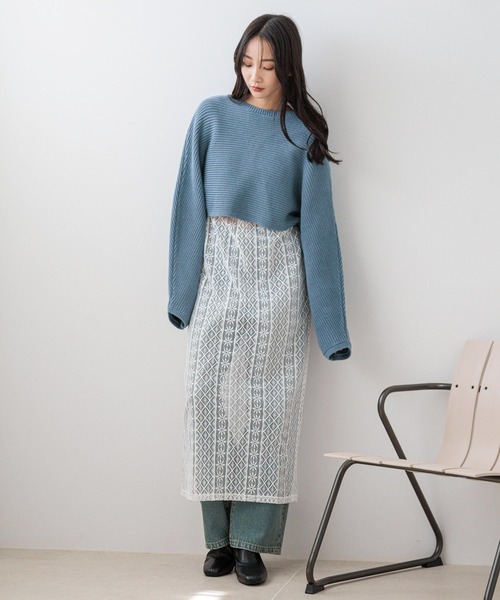 ご予約品になります。 セール】メニーウェイカシュクールLS 133792（ニット/セーター