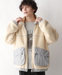 RAGEBLUE | ユーティリティーボアブルゾン(ブルゾン)