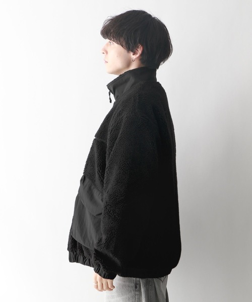 RAGEBLUE（レイジブルー）の「ユーティリティーボアブルゾン（ブルゾン・メンズ・ブラック/グレー/オフホワイト・LARGE/MEDIUM）」の21枚目の写真