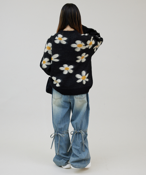 TOWNCRAFT(タウンクラフト)の「TOWNCRAFT/タウンクラフト shaggy raglan crew sweater(ニット/セーター・レディース・ブラック・X-SMALL)」の4枚目の写真