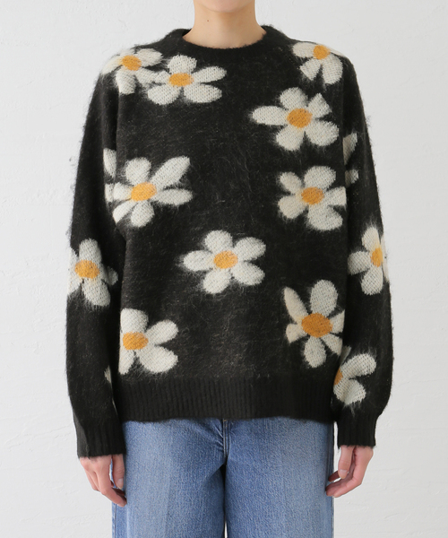 TOWNCRAFT(タウンクラフト)の「TOWNCRAFT/タウンクラフト shaggy raglan crew sweater(ニット/セーター・レディース・ブラック・X-SMALL)」の11枚目の写真