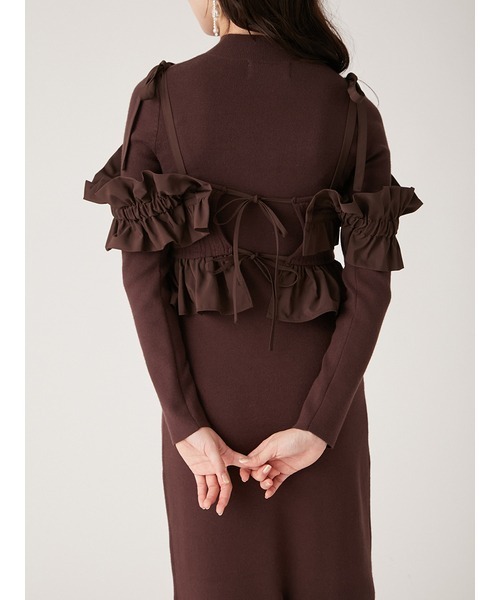 セール】ビスチェセットニットワンピース（ワンピース）｜LILY BROWN  