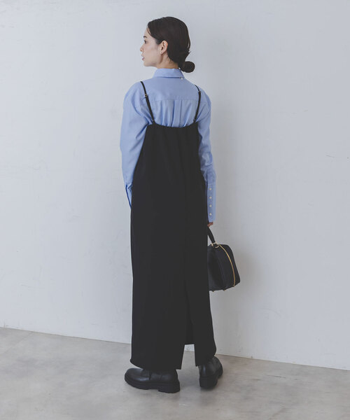 Noble（ノーブル）の「ロングベルカフスレギュラーシャツ（シャツ/ブラウス・レディース・ホワイト/サックスブルー・FREE）」の8枚目の写真