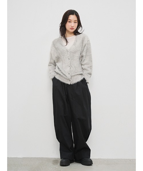 CHAROL（シャロル）の「ヘムタックパンツ（その他パンツ・レディース・ブラック/ベージュ・S/M）」の7枚目の写真