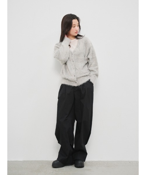 CHAROL（シャロル）の「ヘムタックパンツ（その他パンツ・レディース・ブラック/ベージュ・S/M）」の9枚目の写真