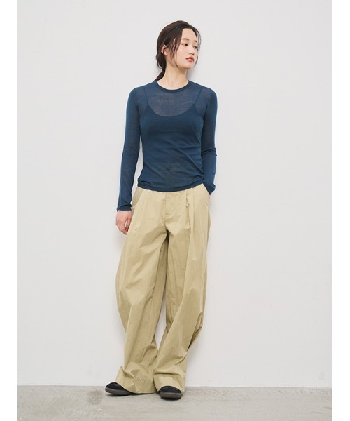 CHAROL（シャロル）の「ヘムタックパンツ（その他パンツ・レディース・ブラック/ベージュ・S/M）」の11枚目の写真