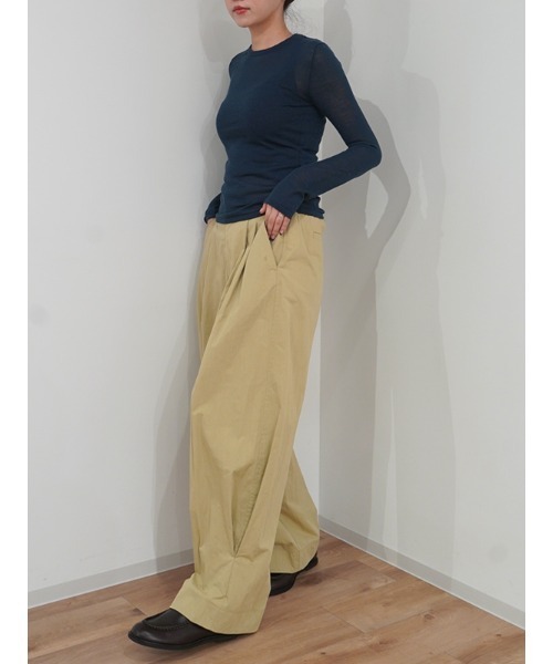 CHAROL（シャロル）の「ヘムタックパンツ（その他パンツ・レディース・ブラック/ベージュ・S/M）」の16枚目の写真