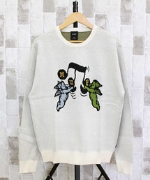 HUF(nt)̃\OC^[VZ[^[ jbg SONG INTARSIA SWEATER(jbg/Z[^[)