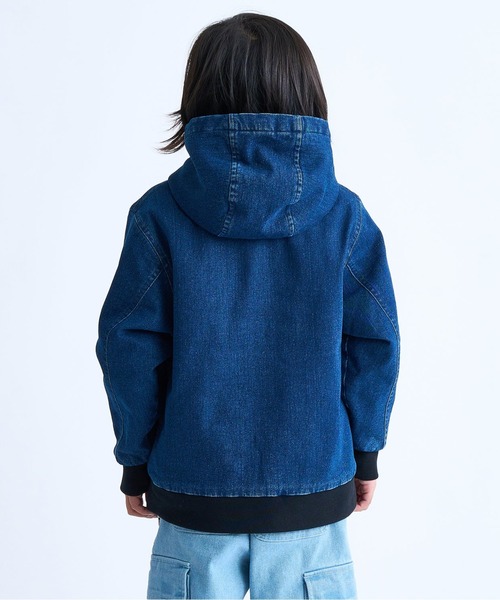 24 KD PADDED HOOD JA/DCキッズジップアップキルティング