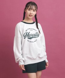 PINK-latte | ◆【セットアップ】コットンミニ裏毛プルオーバー＆ショートパンツ(セットアップ)