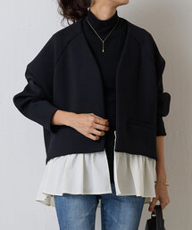 BEARDSLEY | 裾フリルダンボールジャケット(その他アウター)