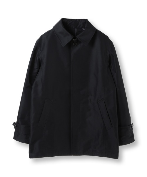 MEN'S BIGI（メンズビギ）の「シャンブレーツイルメモリースプリングコート（ステンカラーコート・メンズ・ネイビー/オフホワイト/ブラック・04/03/02/01）」の20枚目の写真