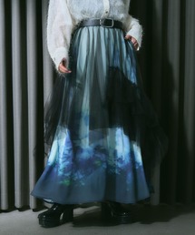 HARE | チュールレイヤーガラスカート(HARE)(スカート)