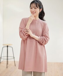 ミドルリブニットチュニック
