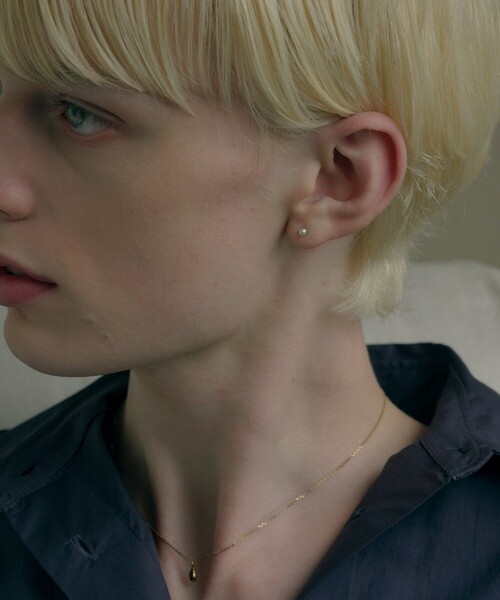and cloud(アンドクラウド)の「Pearl Pierce S / Single(ピアス(片耳用)・レディース・シルバー・FREE)」の1枚目の写真