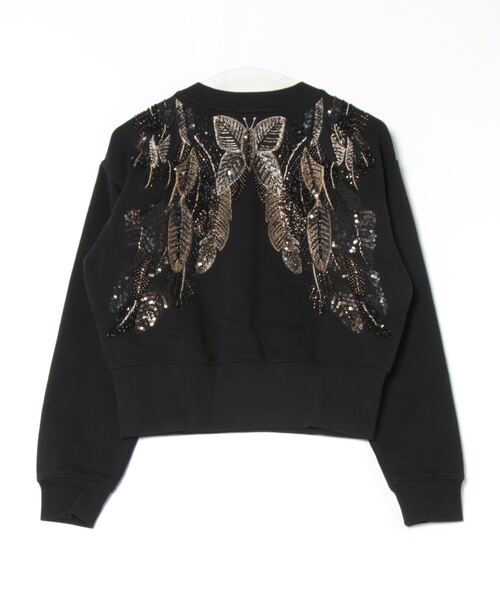 ALLSAINTS(オールセインツ)の「SEPARO EMBELLISHED WING SWEATSHIRT | SEPARO 刺繍 ウィング スウェットシャツ(スウェット・レディース・ブラック・S/M/XS/L)」の4枚目の写真