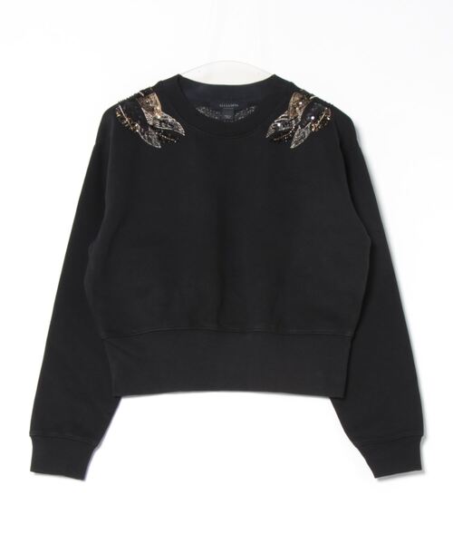 ALLSAINTS(オールセインツ)の「SEPARO EMBELLISHED WING SWEATSHIRT | SEPARO 刺繍 ウィング スウェットシャツ(スウェット・レディース・ブラック・S/M/XS/L)」の6枚目の写真