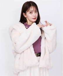 axes femme | ファーコート(ダッフルコート)