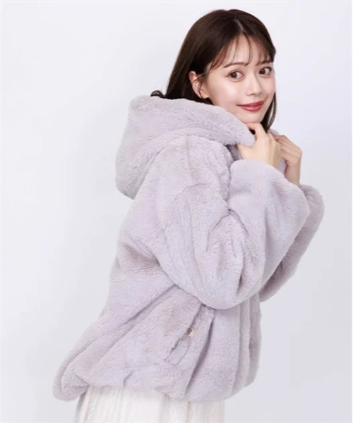 axes femme（アクシーズファム）の「ファーコート（ダッフルコート