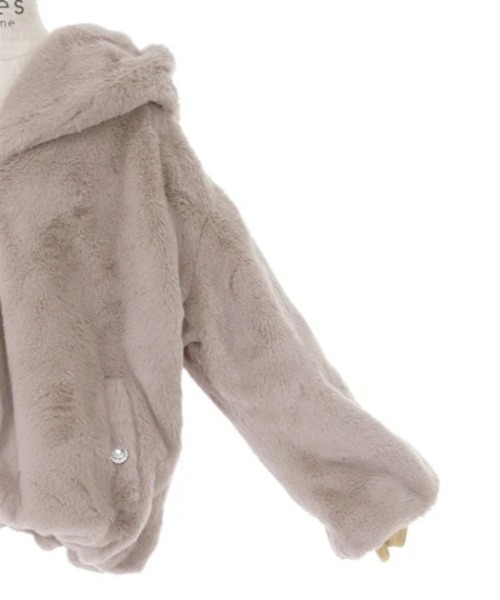 axes femme（アクシーズファム）の「ファーコート（ダッフルコート・レディース・グレー/モカ/キナリ・FREE）」の21枚目の写真