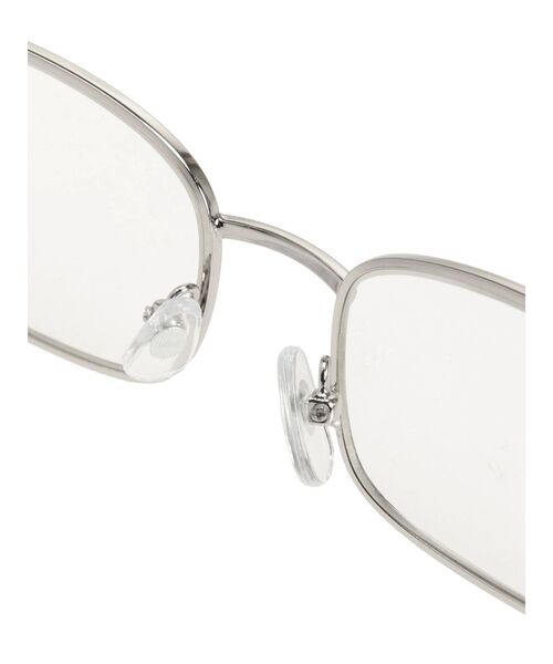 Ungrid(アングリッド)の「スクエアフレーム伊達メガネ(メガネ・レディース・シルバー・FREE)」の12枚目の写真