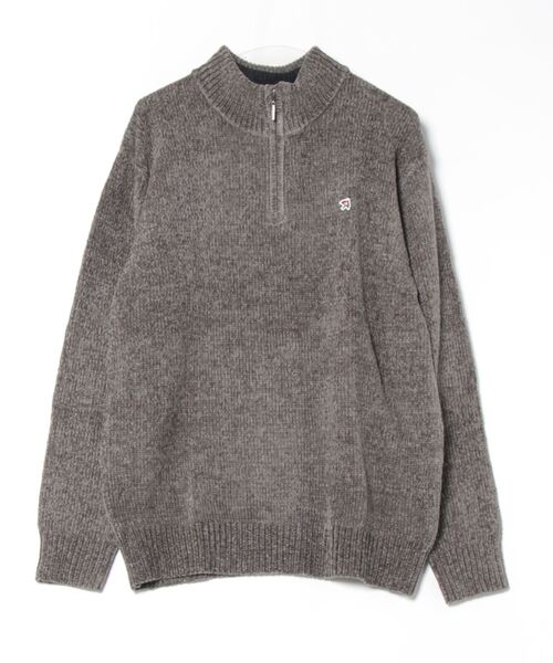 モールニット ハーフジップ プルオーバー(ニット/セーター)|Arnold Palmer(アーノルドパーマー) モールニット ハーフジップ プルオーバー(ニット/セーター)|Arnold Palmer(アーノルドパーマー)