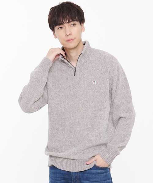モールニット ハーフジップ プルオーバー(ニット/セーター)|Arnold Palmer(アーノルドパーマー) モールニット ハーフジップ プルオーバー(ニット/セーター)|Arnold Palmer(アーノルドパーマー)