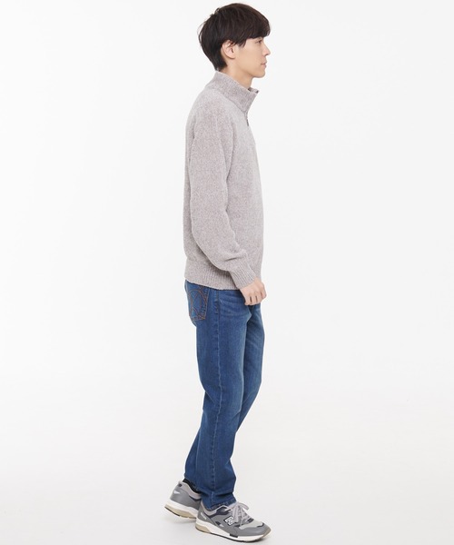 モールニット ハーフジップ プルオーバー(ニット/セーター)|Arnold Palmer(アーノルドパーマー) モールニット ハーフジップ プルオーバー(ニット/セーター)|Arnold Palmer(アーノルドパーマー)