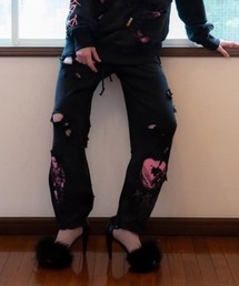 L.H.P(GGC`s[)emary/G[/Damage Luv bite sweat pants(XEFbgpc)