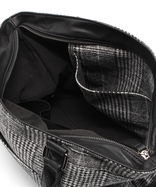 VENCEEXCHANGE(ヴァンスエクスチェンジ)の「ツイードトートBAG(トートバッグ・メンズ・グレー/コーラル・FREE)」の7枚目の写真