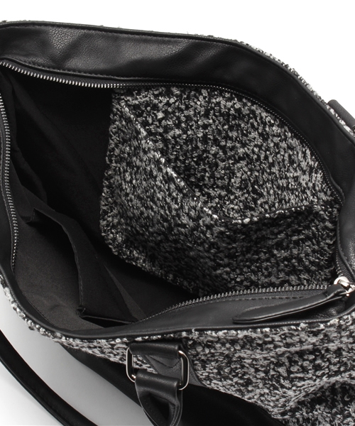 VENCEEXCHANGE(ヴァンスエクスチェンジ)の「ツイードトートBAG(トートバッグ・メンズ・グレー/コーラル・FREE)」の8枚目の写真