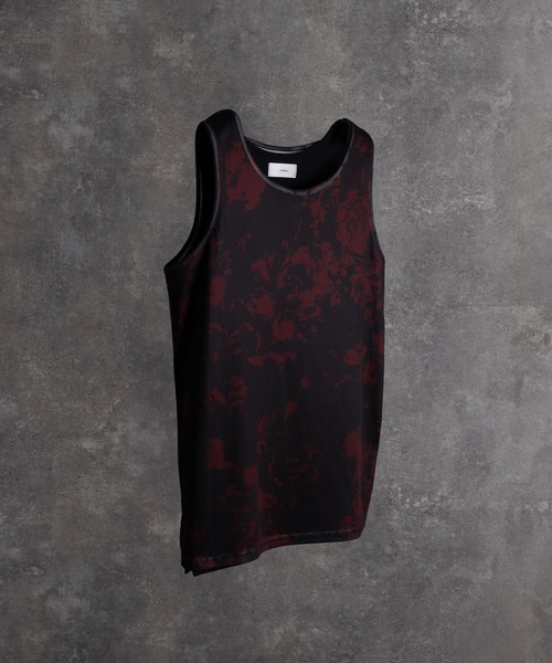 3way mesh/cotton combination layered tank top(2枚セット
