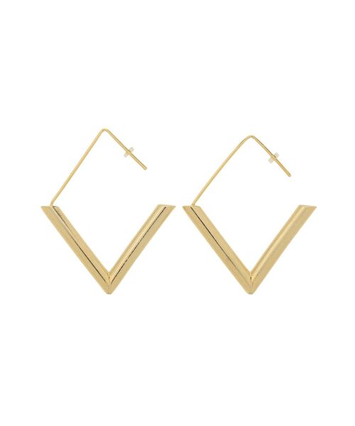 ELENDEEK(エレンディーク)の「Vラージピアス(ピアス(両耳用)・レディース・シルバー/ゴールド・FREE)」の10枚目の写真