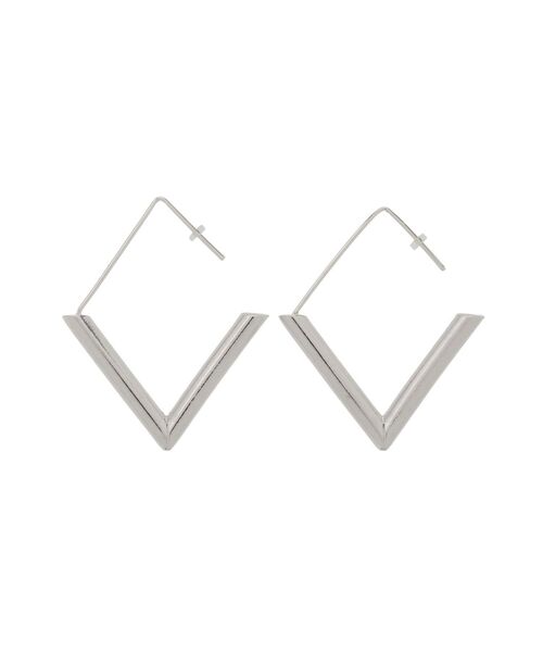 ELENDEEK(エレンディーク)の「Vラージピアス(ピアス(両耳用)・レディース・シルバー/ゴールド・FREE)」の11枚目の写真