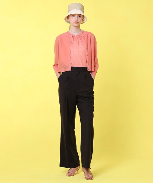 ANAYI（アナイ）の「リネンライクワイドパンツ（その他パンツ・レディース・ベージュ/ネイビー/グリーン・36/38/34）」の21枚目の写真