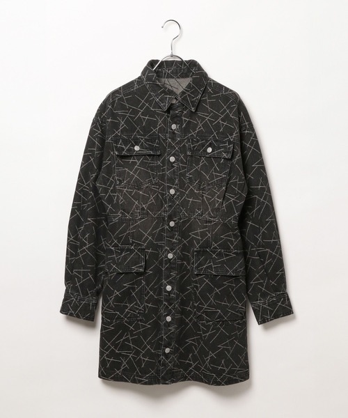 PAGEBOY（ページボーイ）の「キカジャガードデニムミニワンピース（ワンピース・レディース・ブルー/ブラック・FREE）」の5枚目の写真