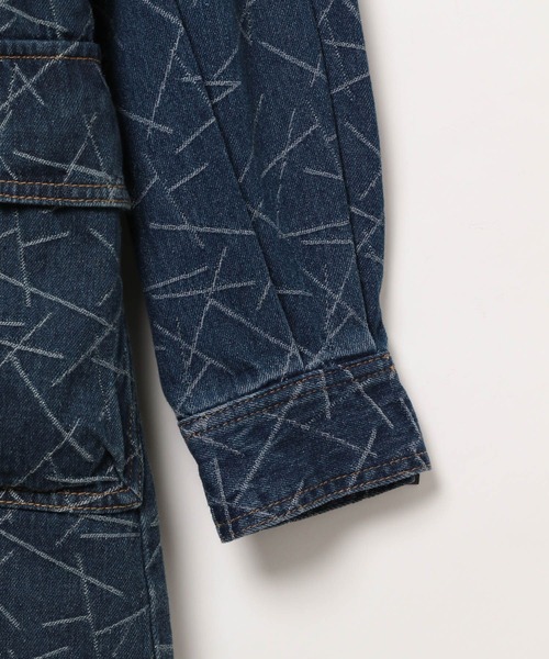 PAGEBOY（ページボーイ）の「キカジャガードデニムミニワンピース（ワンピース・レディース・ブルー/ブラック・FREE）」の9枚目の写真