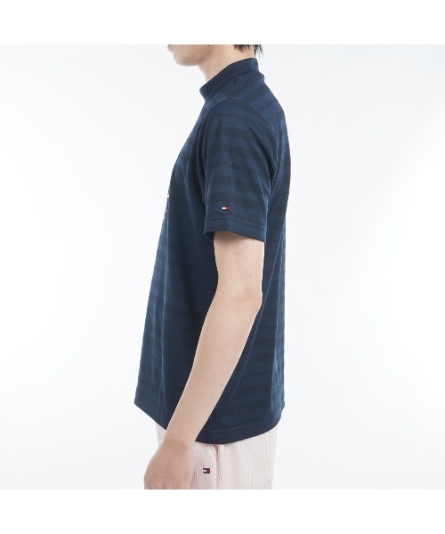 TOMMY HILFIGER GOLF（トミー ヒルフィガー ゴルフ）の「ﾌﾛﾝﾄﾛｺﾞ 半袖ﾓｯｸﾈｯｸｼｬﾂ（その他トップス・メンズ・ホワイト/ピンク/ネイビー/サックスブルー・L/M/LL/3L）」の5枚目の写真